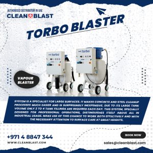 TORBO BLASTER DUSTLESS, DUST FREE VAPOUR BLASTER
